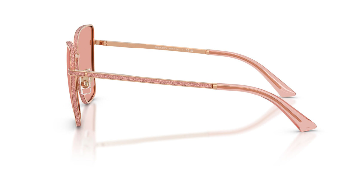 Jimmy Choo 0JC4023J 30087R 55 Rose Gold/ Pink Glitter