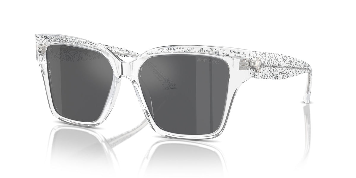 Jimmy Choo 0JC5003F 50376G 55 Crystal Glitter/ Grey Mirror Silver