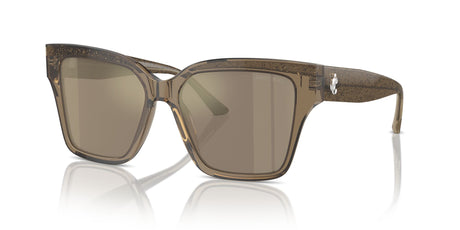 Jimmy Choo 0JC5003 50405A 55 Transparent Brown Glitter/ Light Brown Mirror Gold