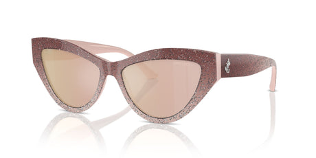 Jimmy Choo 0JC5004 5047/Z 55 Pink Gradient Glitter/ Pink Mirror Rose Gold