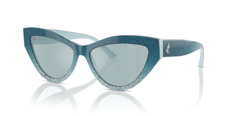 Jimmy Choo 0JC5004 50497C 55 Azure Gradient Glitter/ Light Azure Silver Mirror