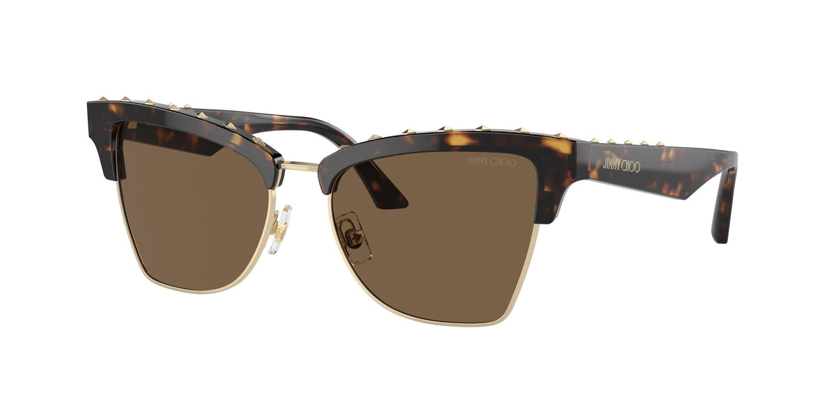 Jimmy Choo 0JC5014 500273 54 Havana/Pale Gold/ Dark Brown