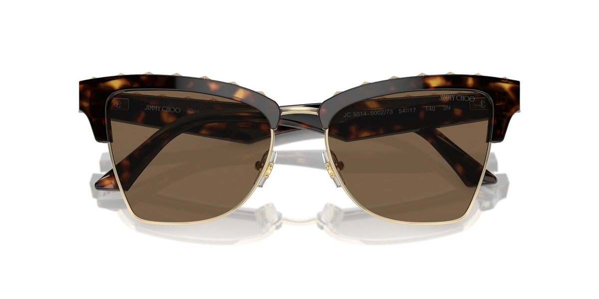 Jimmy Choo 0JC5014 500273 54 Havana/Pale Gold/ Dark Brown