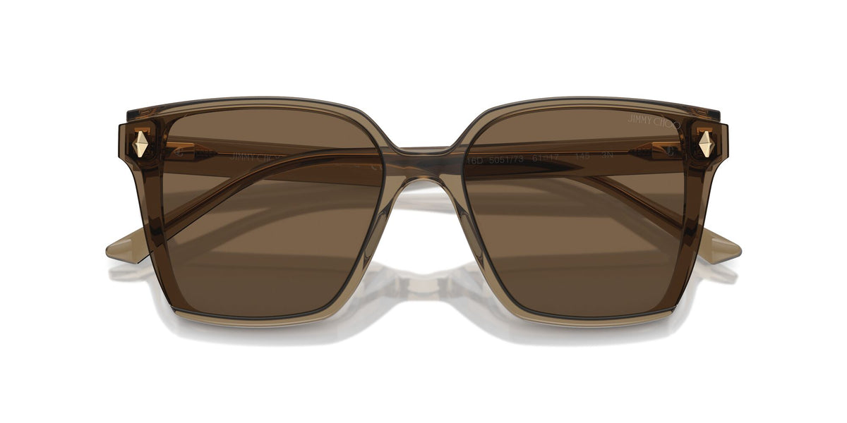 Jimmy Choo 0JC5016D 505173 61 Transparent Brown/ Dark Brown