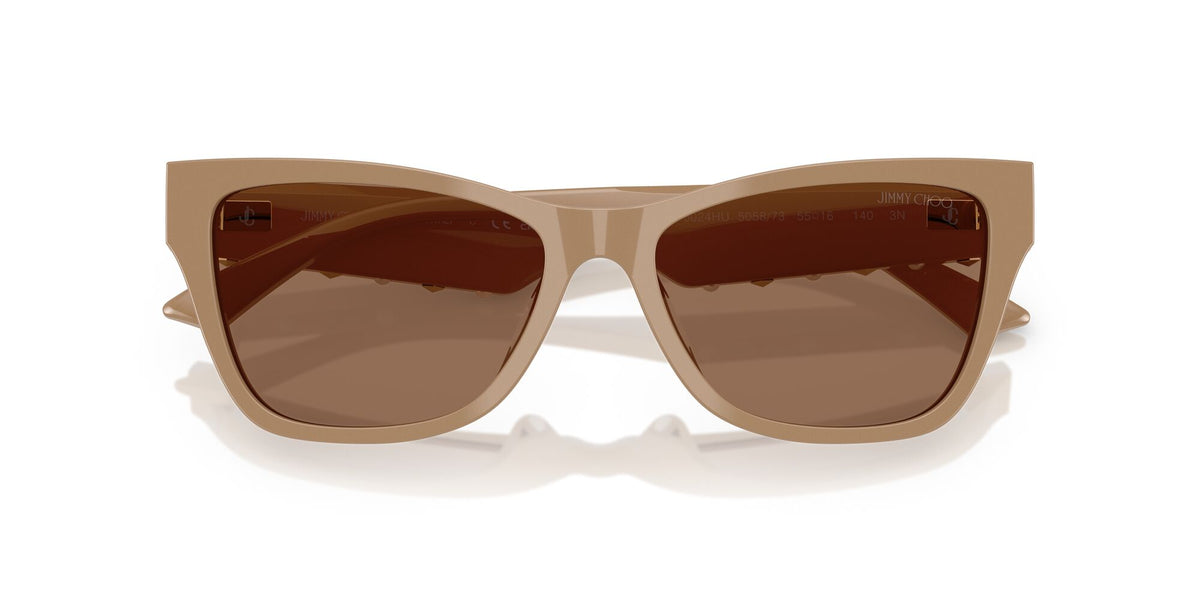 Jimmy Choo 0JC5024HU 505873 55 Biscuit Brown/ Dark Brown