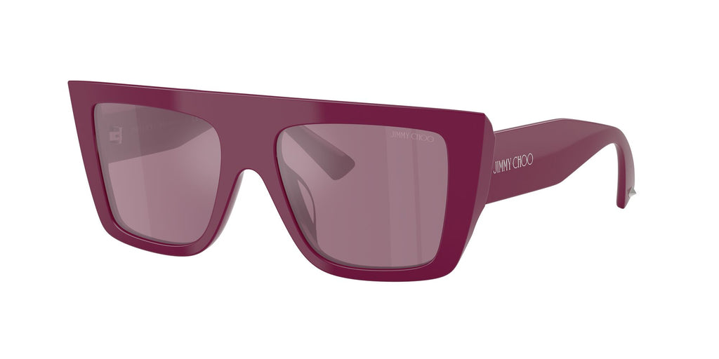 Jimmy Choo 0JC5026U 5061AK 52 Boysenberry Violet/ Violet Internal Mirror Silver