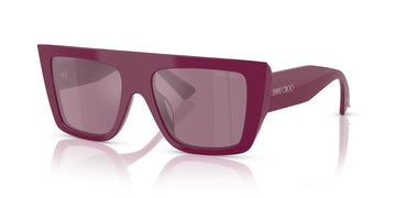 Jimmy Choo 0JC5026U 5061AK 52 Boysenberry Violet/ Violet Internal Mirror Silver