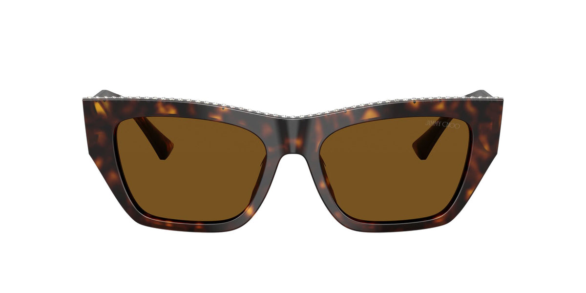 Jimmy Choo 0JC5035B 500283 54 Havana/ Dark Brown Polar