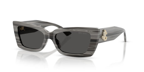 Jimmy Choo 0JC5037BU 506387 54 Striped Black/ Dark Grey