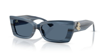 Jimmy Choo 0JC5037BU 507280 54 Striped Navy/ Dark Blue