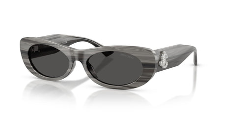 Jimmy Choo 0JC5038BU 506387 54 Striped Black/ Dark Grey
