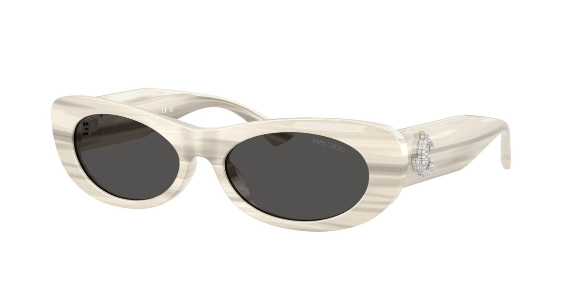 Jimmy Choo 0JC5038BU 506587 54 Striped White/ Dark Grey