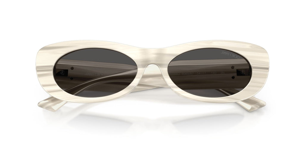 Jimmy Choo 0JC5038BU 506587 54 Striped White/ Dark Grey