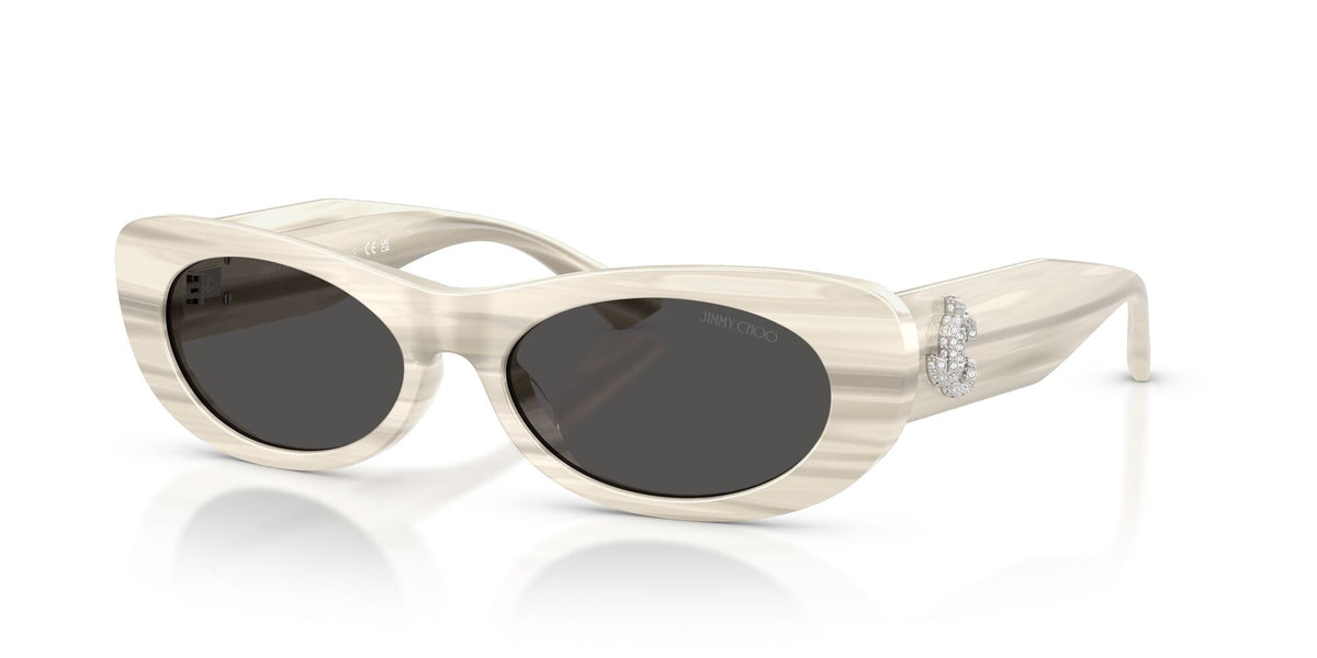 Jimmy Choo 0JC5038BU 506587 54 Striped White/ Dark Grey