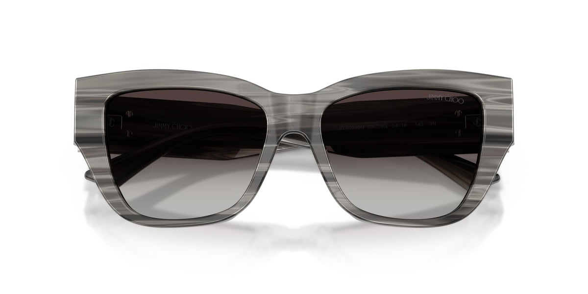 Jimmy Choo 0JC5039BU 50638G 54 Striped Black/ Gradient Gray
