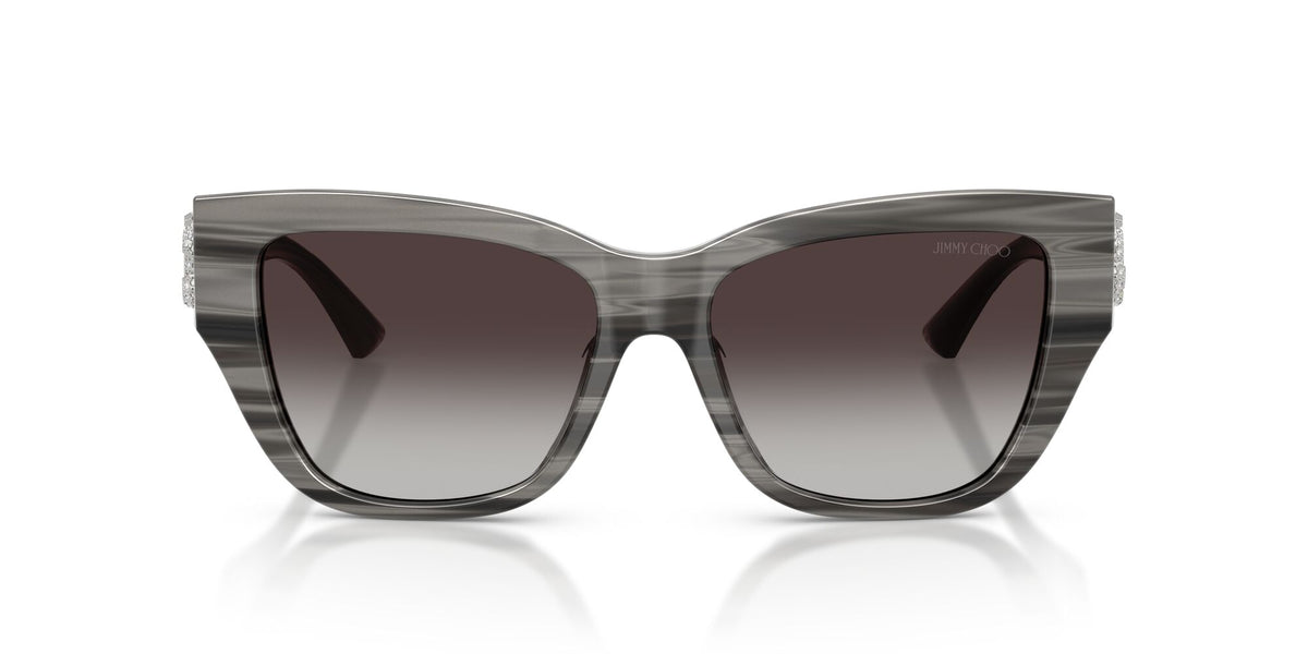 Jimmy Choo 0JC5039BU 50638G 54 Striped Black/ Gradient Gray