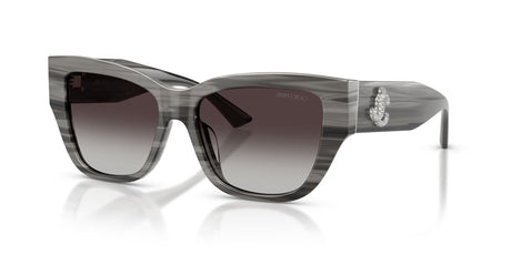 Jimmy Choo 0JC5039BU 50638G 54 Striped Black/ Gradient Gray