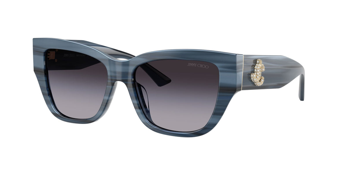 Jimmy Choo 0JC5039BU 50728G 54 Striped Navy/ Grey Gradient