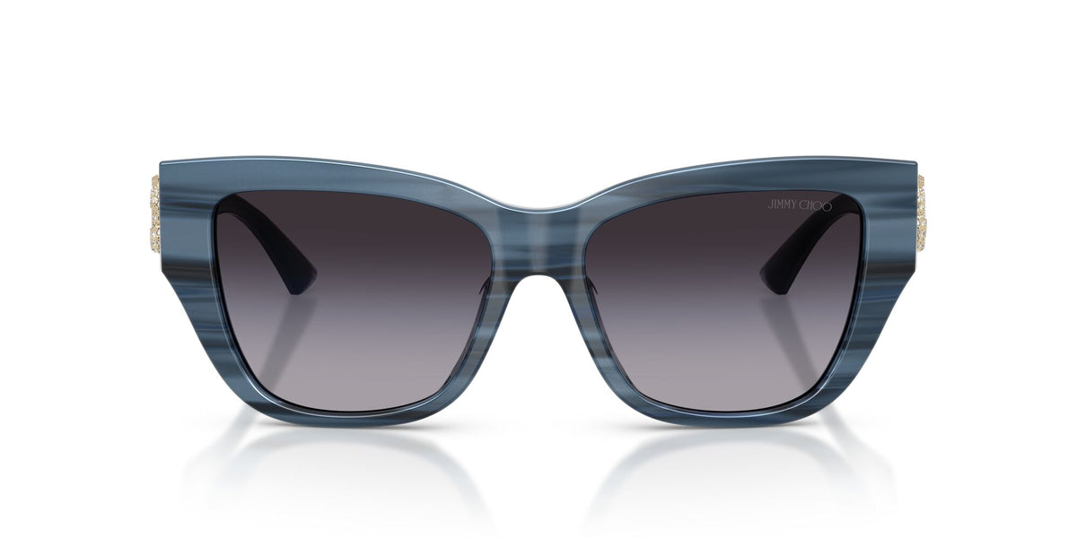 Jimmy Choo 0JC5039BU 50728G 54 Striped Navy/ Grey Gradient