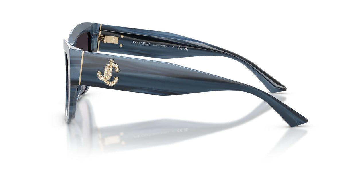 Jimmy Choo 0JC5039BU 50728G 54 Striped Navy/ Grey Gradient
