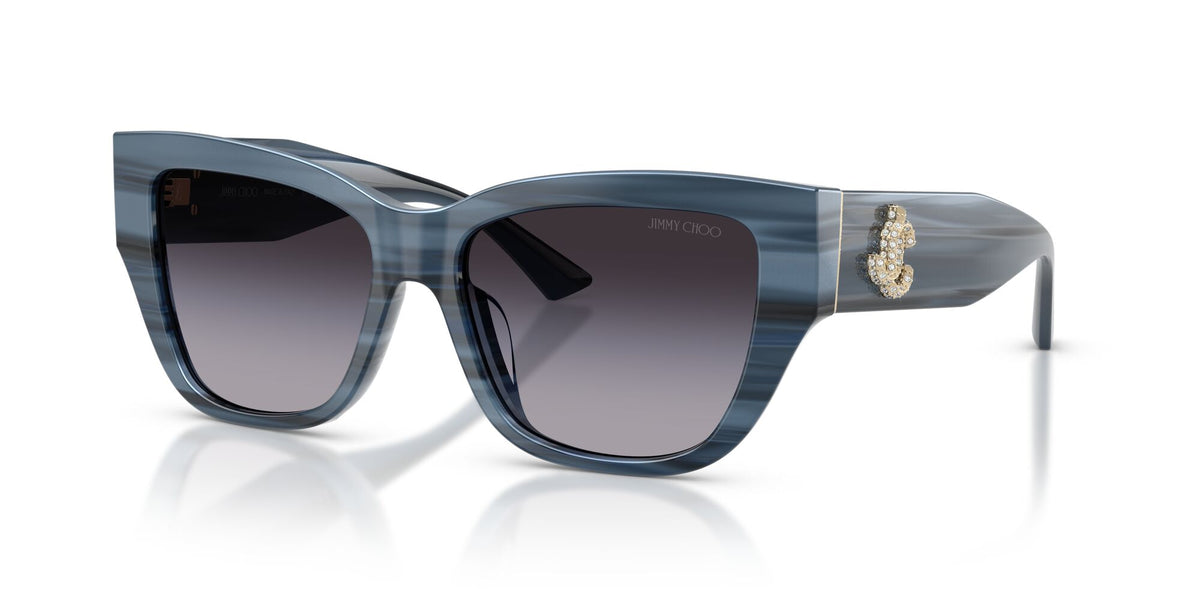 Jimmy Choo 0JC5039BU 50728G 54 Striped Navy/ Grey Gradient