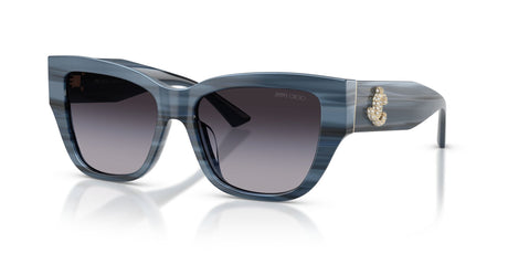 Jimmy Choo 0JC5039BU 50728G 54 Striped Navy/ Grey Gradient