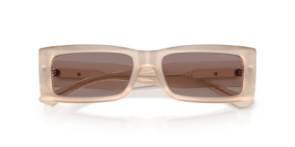 Jimmy Choo 0JC5040U 50257N 54 Opal Taupe/ Purple Brown Mirror Silver