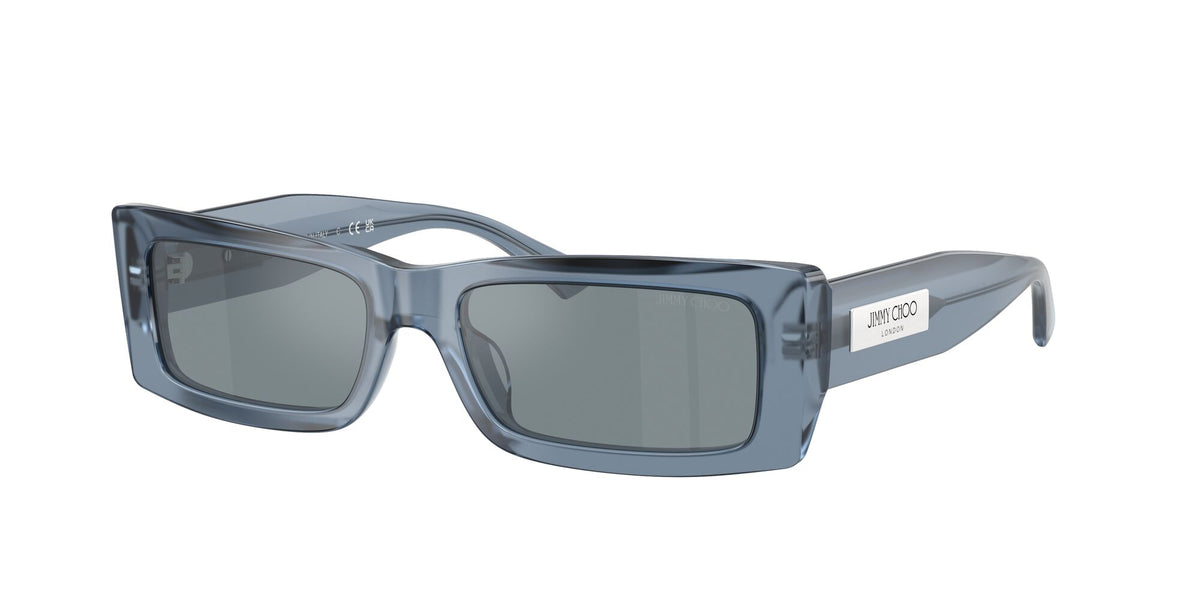 Jimmy Choo 0JC5040U 50671U 54 Opal Denim/ Light Blue Mirror Silver