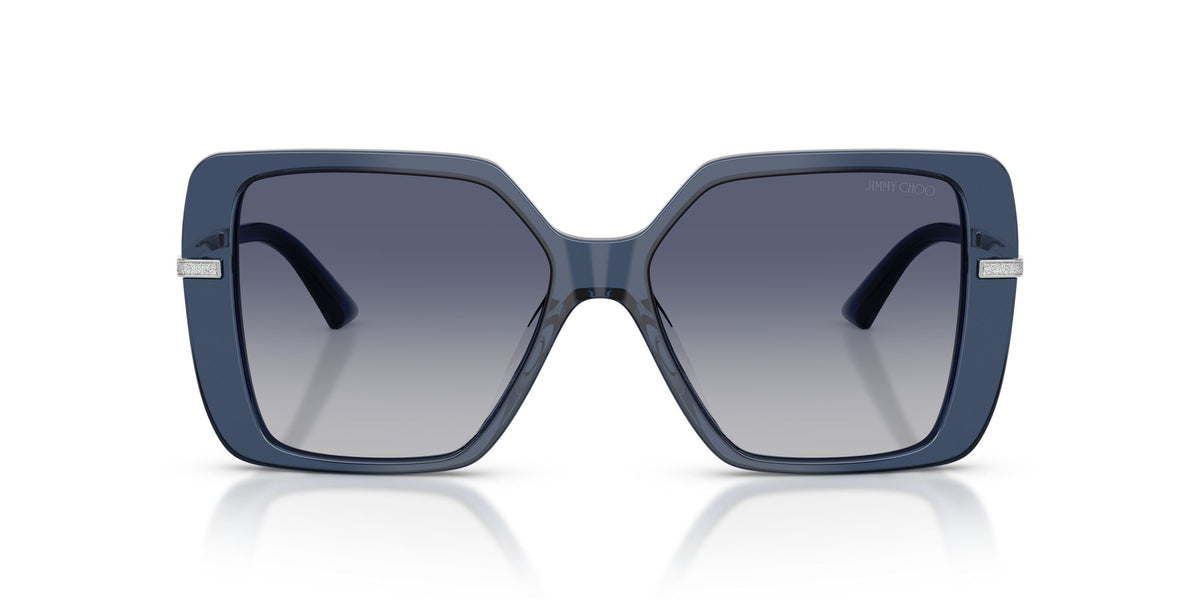 Jimmy Choo 0JC5048JU 50354L 55 Transparent Navy/ Gradient Blue