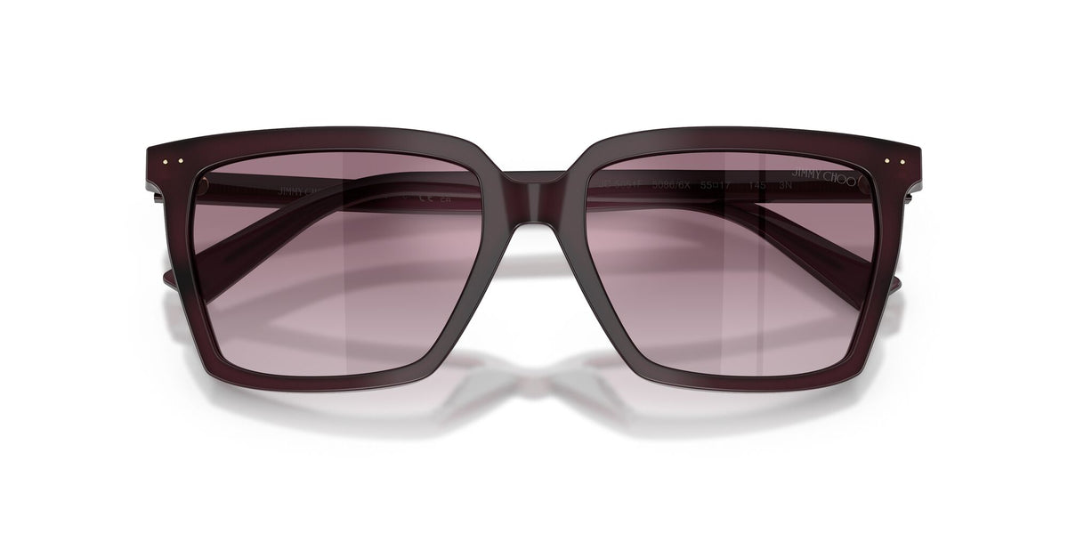 Jimmy Choo 0JC5051F 50866X 55 Opaline Prune/ Gradient Violet Mirror Silver