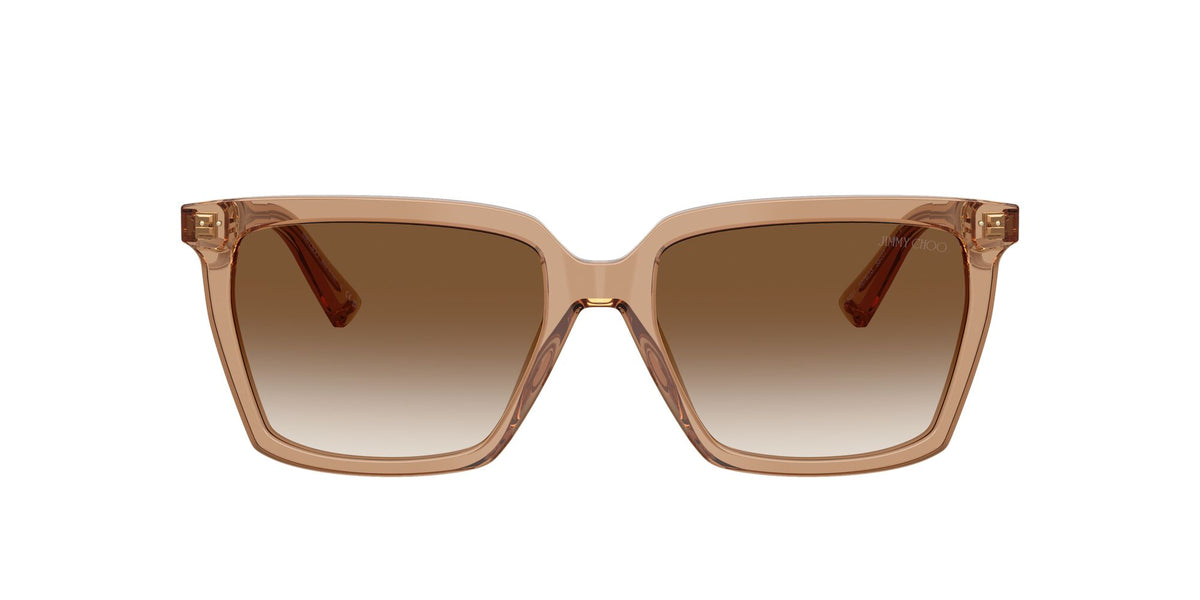 Jimmy Choo 0JC5051 507613 55 Transparent Tan/ Gradient Brown