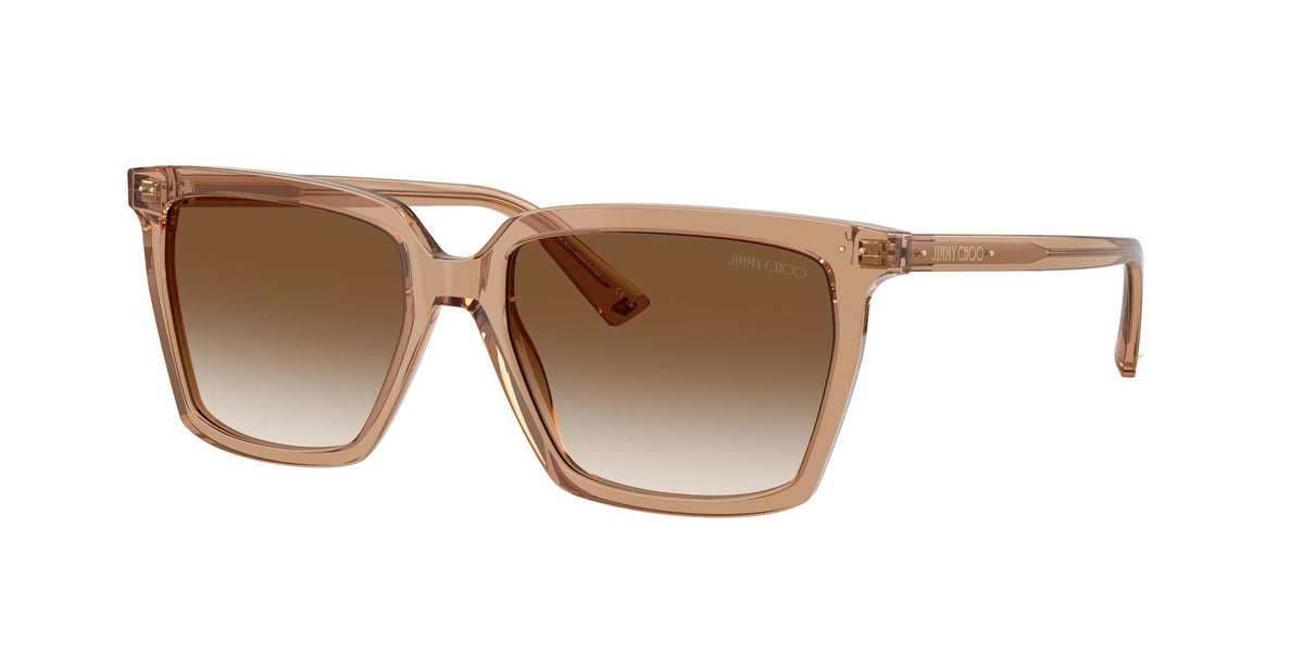 Jimmy Choo 0JC5051 507613 55 Transparent Tan/ Gradient Brown