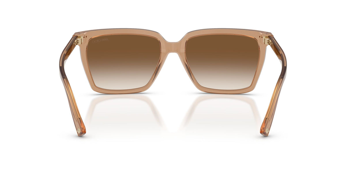 Jimmy Choo 0JC5051 507613 55 Transparent Tan/ Gradient Brown