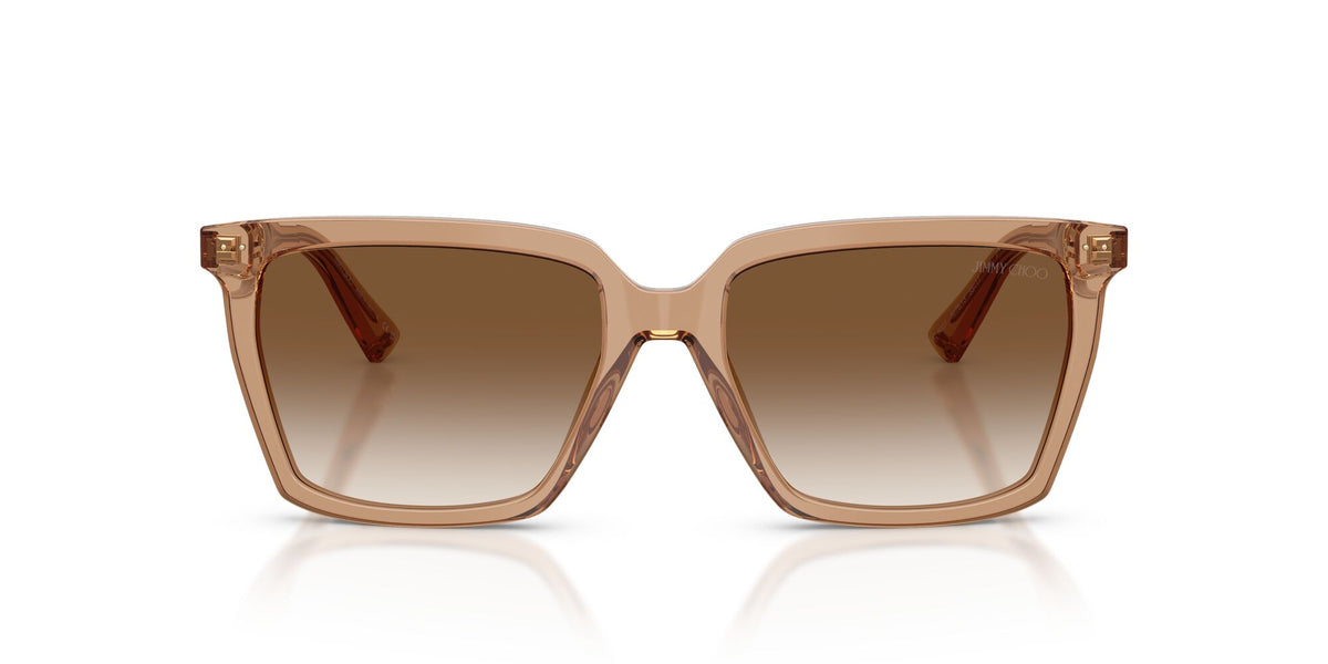 Jimmy Choo 0JC5051 507613 55 Transparent Tan/ Gradient Brown