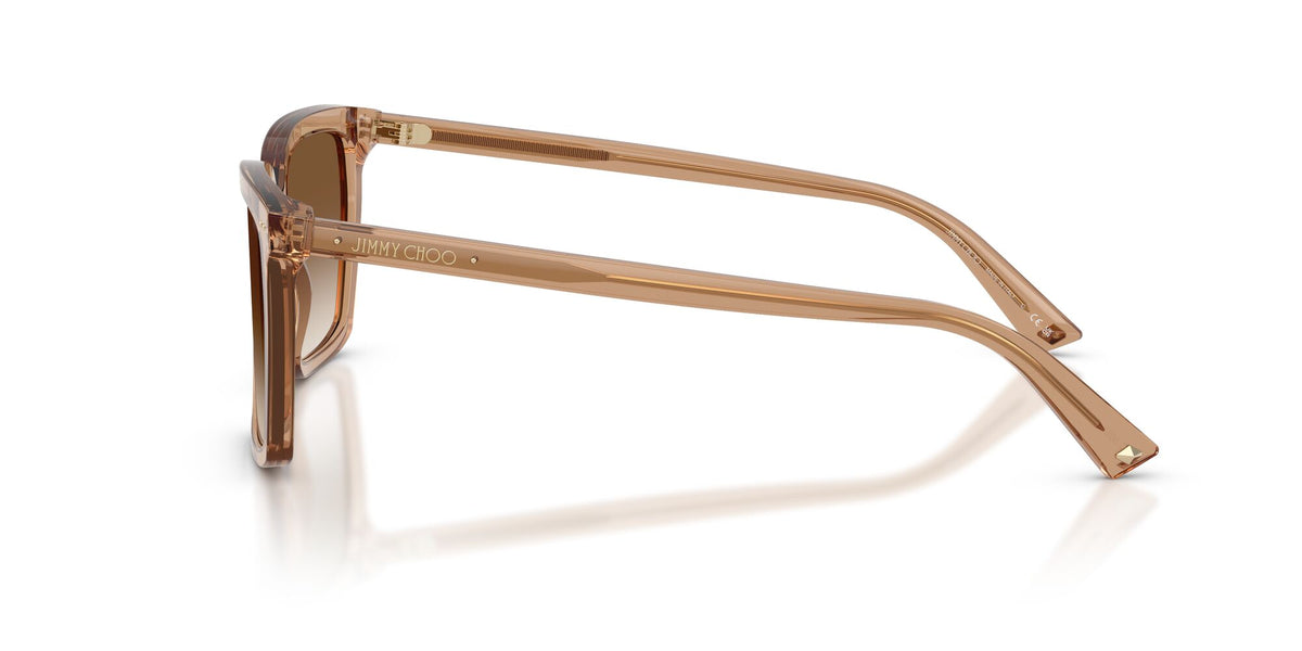 Jimmy Choo 0JC5051 507613 55 Transparent Tan/ Gradient Brown