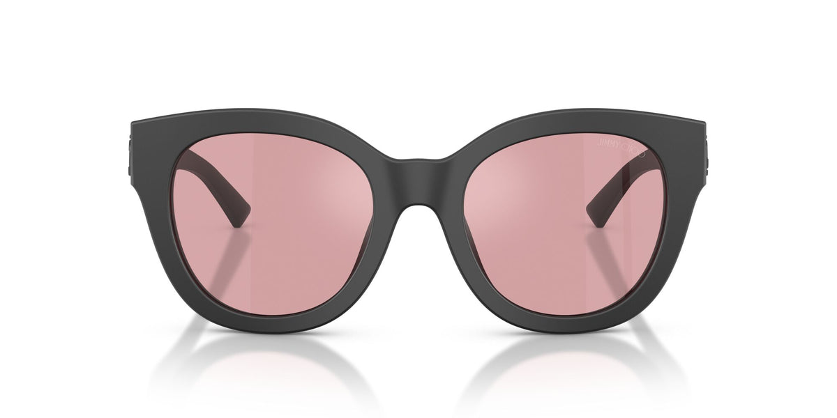 Jimmy Choo 0JC5053F 50019L 51 Matte Black/ Light Violet Flash Silver