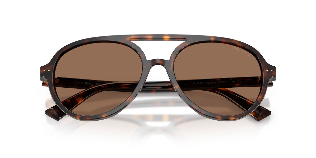 Jimmy Choo 0JC5055U 500273 55 Havana/ Dark Brown