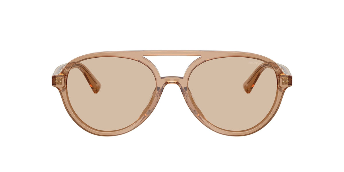 Jimmy Choo 0JC5055U 507693 55 Transparent Tan/ Brown