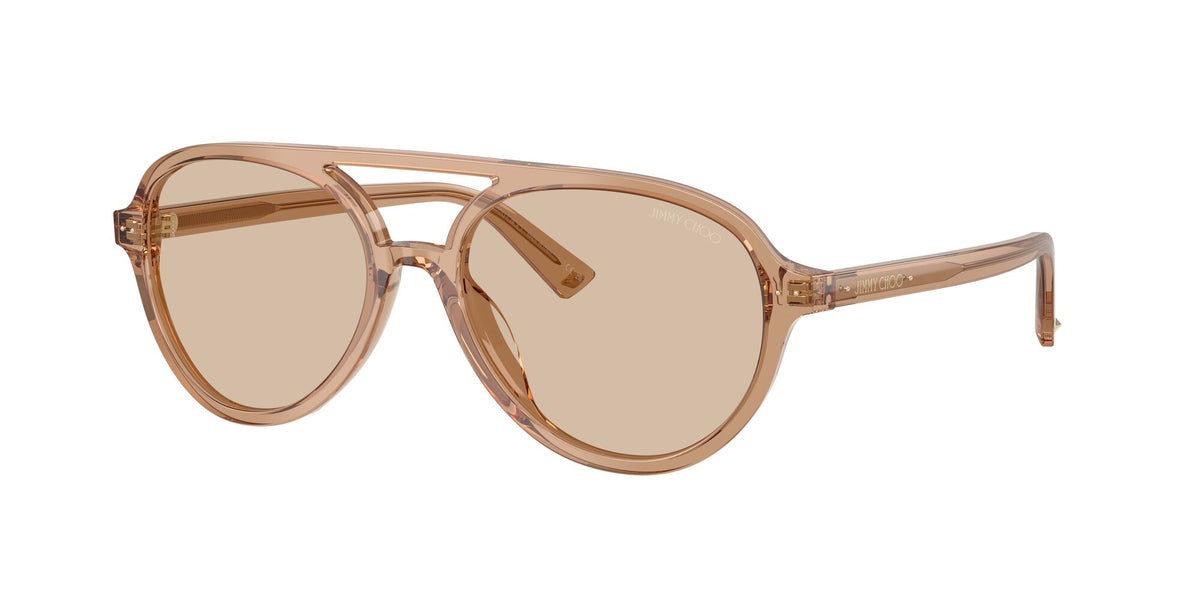 Jimmy Choo 0JC5055U 507693 55 Transparent Tan/ Brown