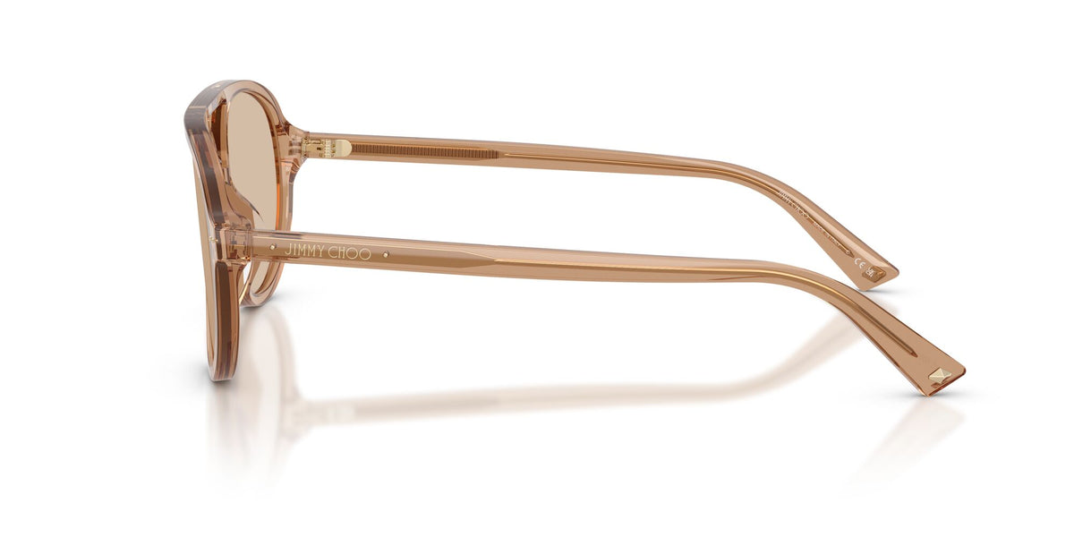 Jimmy Choo 0JC5055U 507693 55 Transparent Tan/ Brown