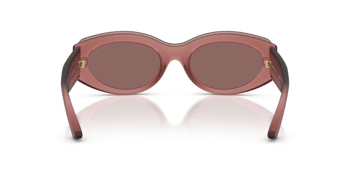 Jimmy Choo 0JC6002U 50946G 54 Matte Transparent Pink/ Brown Mirror Internal Silver