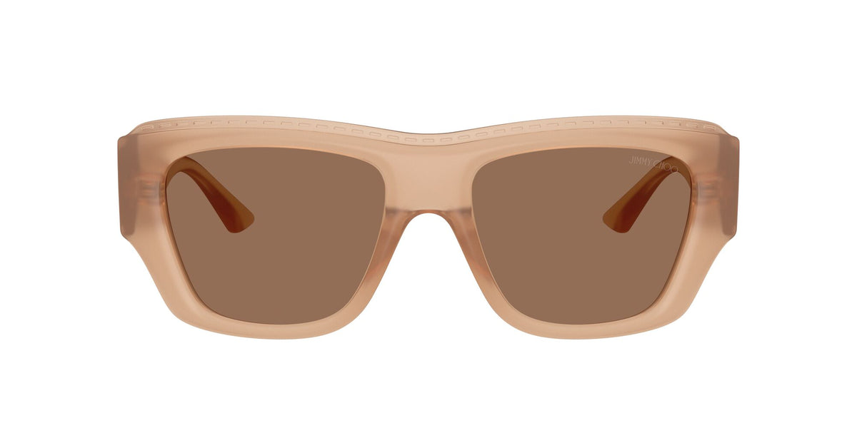Jimmy Choo 0JC6003U 509173 54 Transparent Tan/ Dark Brown