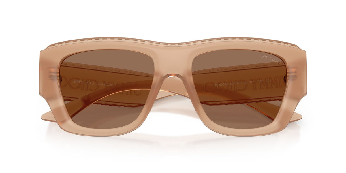 Jimmy Choo 0JC6003U 509173 54 Transparent Tan/ Dark Brown