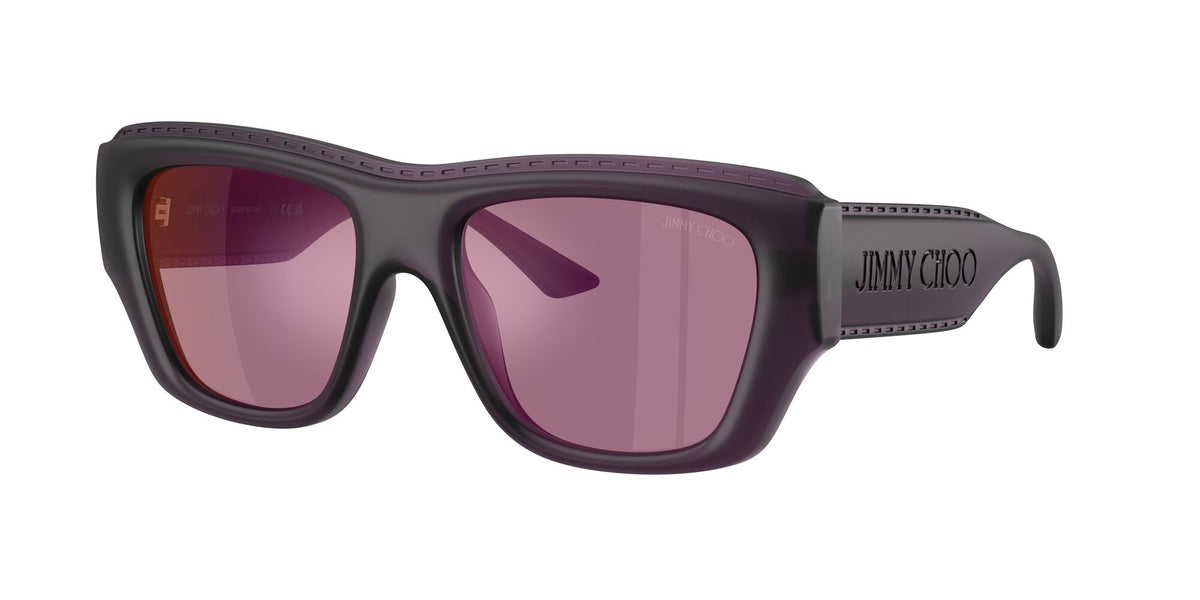 Jimmy Choo 0JC6003U 5092LB 54 Transparent Prune/ Violet Mirror Pink