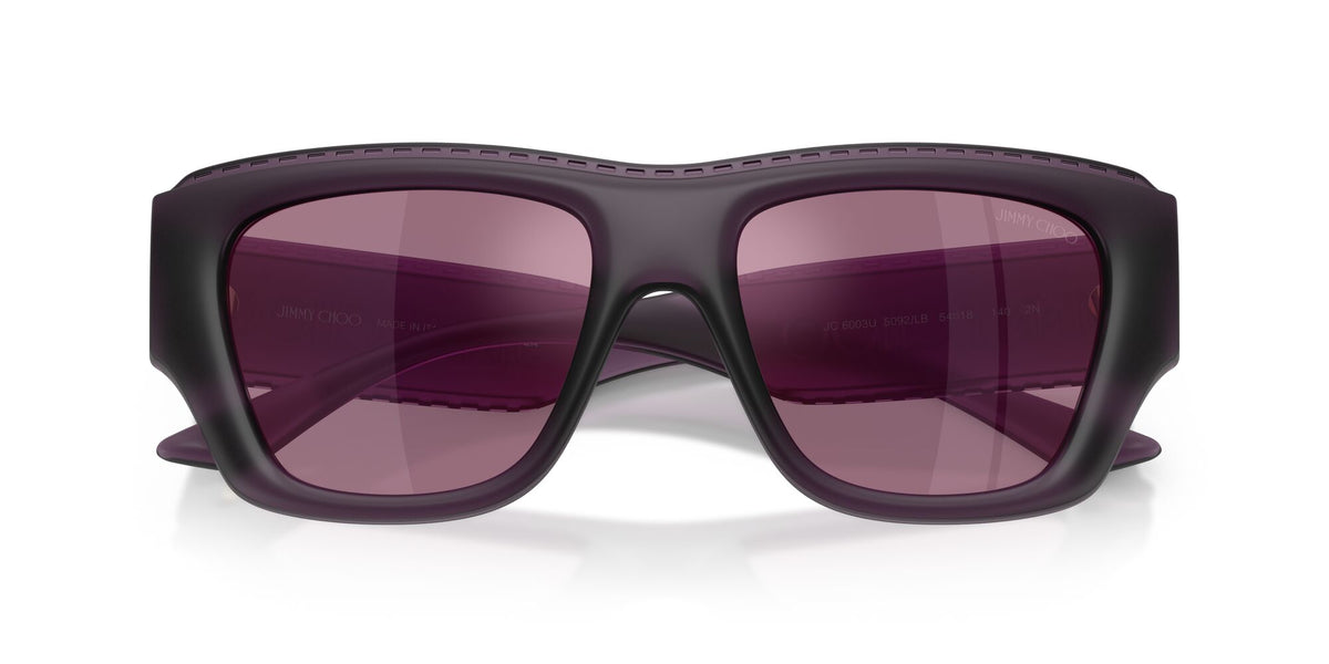 Jimmy Choo 0JC6003U 5092LB 54 Transparent Prune/ Violet Mirror Pink