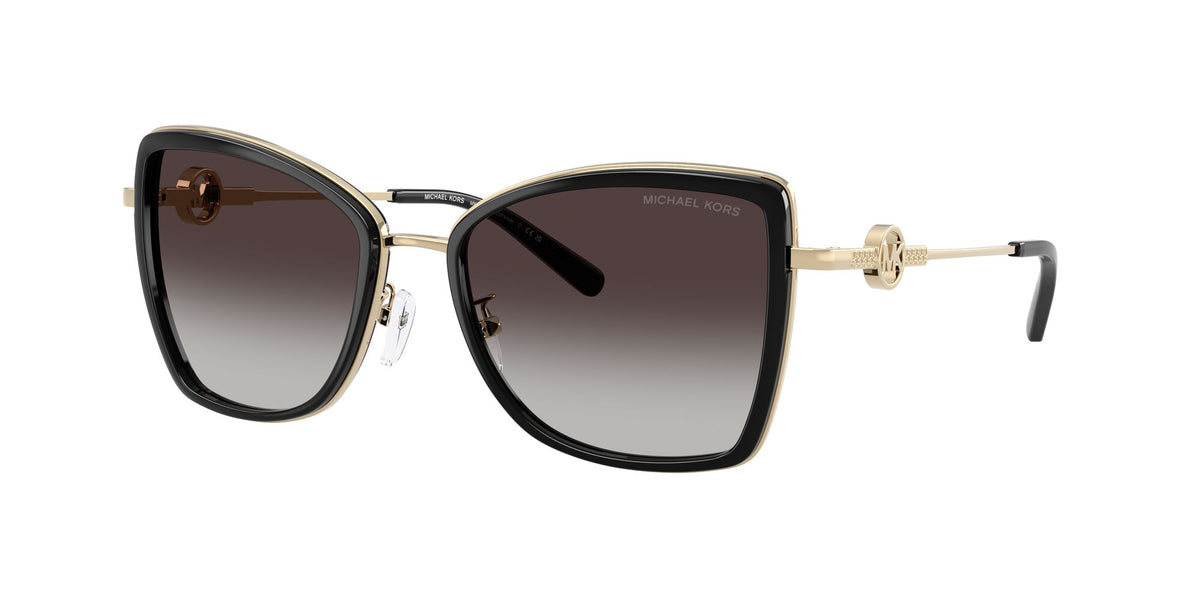 Michael Kors Corsica 0MK1067B 10148G 55 Light Gold/Black/ Dark Grey Gradient