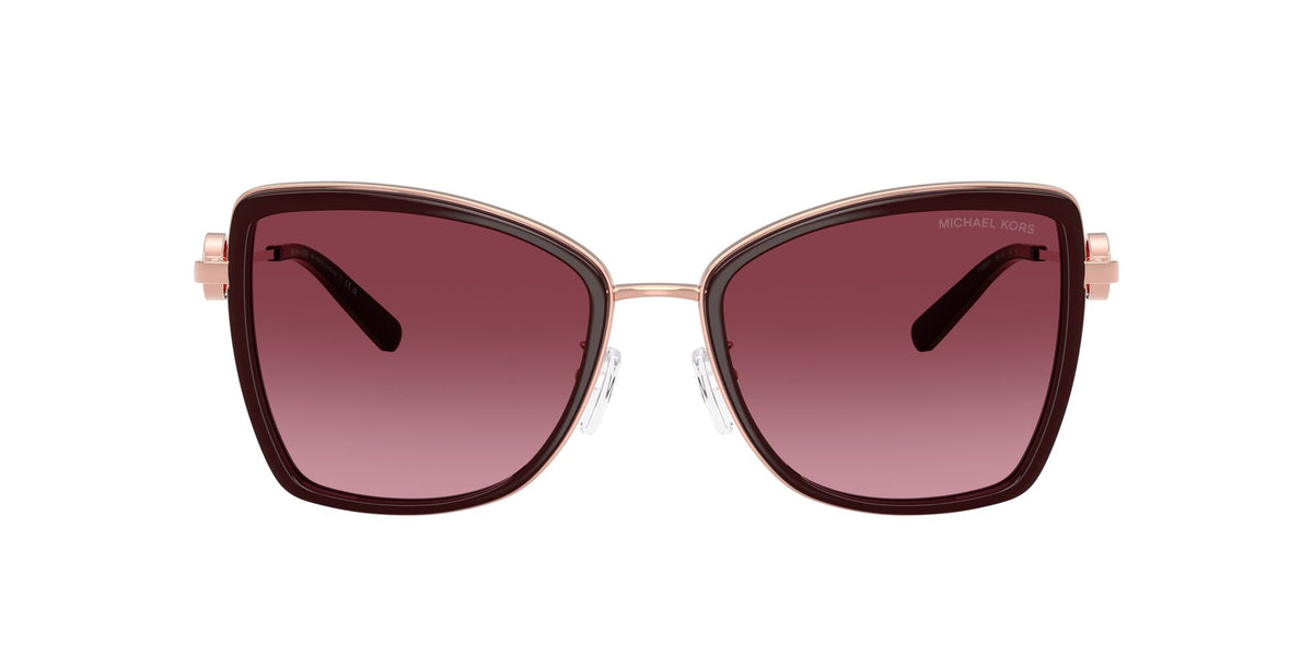 Michael Kors Corsica 0MK1067B 11088H 55 Rose Gold/Cordovan/ Burgundy Gradient