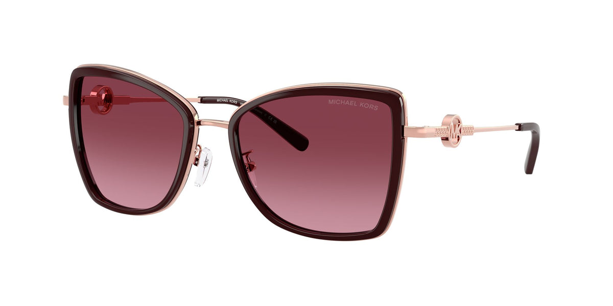 Michael Kors Corsica 0MK1067B 11088H 55 Rose Gold/Cordovan/ Burgundy Gradient