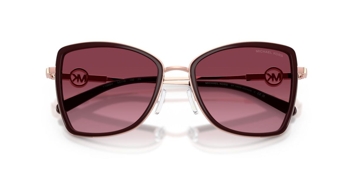 Michael Kors Corsica 0MK1067B 11088H 55 Rose Gold/Cordovan/ Burgundy Gradient
