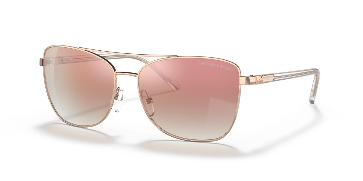 MK 1096 Michael Kors Stratton Rose Gold /  Pink Gradient Mirror 59 59 / Plastic / Metal